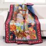 Gl-1807athr Barefoot Bungalow Desiree Floral Accessory Throw Blanket Multicolor 636047394255