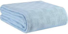 27142 Glamburg 100% Cotton Bed Blanket Breathable Thermal Blankets King Size