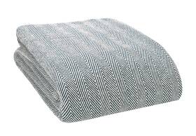 Glamburg 426955572134 100% Soft And Breathable Cotton Thermal Blanket King Teal - Perfect For Layer