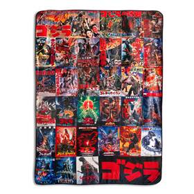 Godzilla 849795089384 Movie Poster Oversized Fleece Throw Blanket 76 X 54 Inches