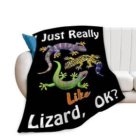 Lizard-001 Golakra Lizard Blanket Cozy Plush Reptiles Animal Gifts Lovers Throw Blanke... Fast Ship