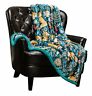 Gold Fox Lush Nature Vibrant Color Print Gift Throw Queen