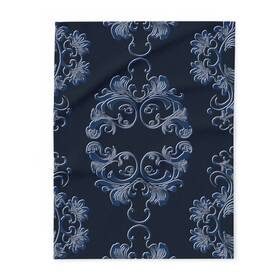 20124247752264001115 Grace Canvas Shop Navy Arctic Fleece Blanket
