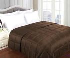 Grand Down Twin Twinxl Chocolate Brown All Season Reversible Alternative Blanket 855031053248