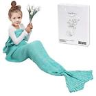 Green-xin Amyhomie Mermaid Tail Blanket Adult Crotchet Kids For Girls Green