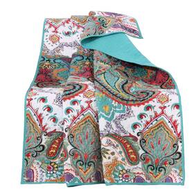 Greenland Home 636047320452 Nirvana Throw Blanket Teal