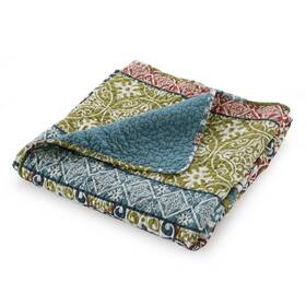 Greenland Home 684812829938 Shangri-la Throw Multi 50 X 60