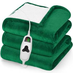 Greenoak 706384349796 Heated Blanket Electric Throw 50 Inch X60 Heating 50x60 Mint Green