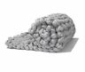 Grey-15lb Blanquil Pre Owned Life Wool Weighted Therapy Blanket