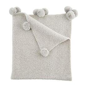 Grey Chenille Blanket