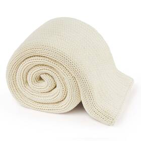 Guohaoi B0bs3nw35r Knitted Weighted Blanket For Adults Cream 60x80 15lbs No Beads Cooling