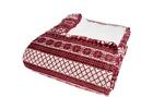 H212238 Berkshire Blanket Full Fair Isle Velvet Soft Reverse To Sherpa