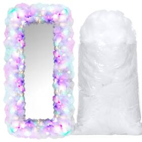 Yuu-halloscume-2105 Halloscume 28.16 Ounce Fake Cotton Snow Winter Decoration Fluffy Artificial C