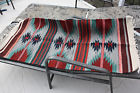 T11806 Hand 100 Beautiful Wool Mexico Rug Throw Fringed Woven Percent