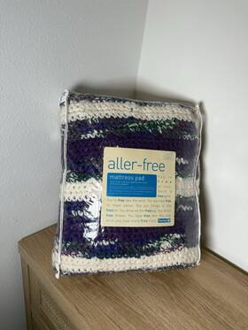 Awt311 Handmade Cable Knit Cover For Single Bed