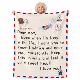 Happyniceday 766122619314 Gifts Blanket For Mom Mother Birthday Gift From Daught