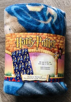 Harry Potter 086093073961 Throw Blanket Fleece Mohawk Home 48 Inch X 63 New