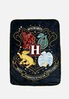 21l040947 Harry Potter House Of Hogwarts Super Soft Plush Throw Blanket 46 X 60 New