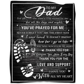 Haxoilo 754932841032 To My Dad Blanket Gifts From Daughter Or Son Birthday Christmas Blankets