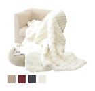 Bkt-002 Hct Happycare Textiles Luxury Quilted Faux Fur Throw 660335569124