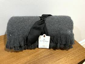 Hearth And Hand With Magnolia 191908911717 Gray White Faux Mohair Wool Fringe Throw 50x60 2022