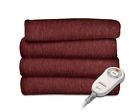 Tsf8us Heated Fleece R310 Sunbeam Garnet Electric Throw 31a00