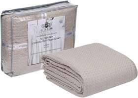 Hillfair 695638362042 100% Combed Cotton Blanket Twin Size Bed Blankets Warm Soft All Season Breatha