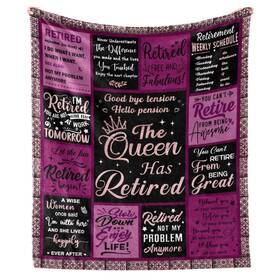 Hjkgyhbj 720118880546 Retirement Gifts For Woman 2026 Blanket Women Best Ret