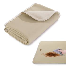 Pet63-0020upc Hombys Pet Hair Resistant Dog Blanket 70 Inch X30 X 30 Dark Beige
