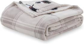 E3264-t9-r5k & Home Co. Peanuts Velvetloft Cute Character Snoopy Plush Throw Blanket Lakeside Plaid Ha