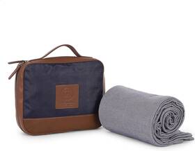 Home Linen 313034729701 Travel Blanket Cotton Viscose From Bamboo For Airplane Premium Soft Throw Blank