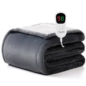 Homemate 714243523928 Electric Heated Blanket Twin Size - 62 Inch X84 Heating 1/2/4/6