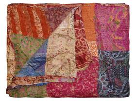358027 Homeroots 60 Inch X 90 Silk Multicolor Throws