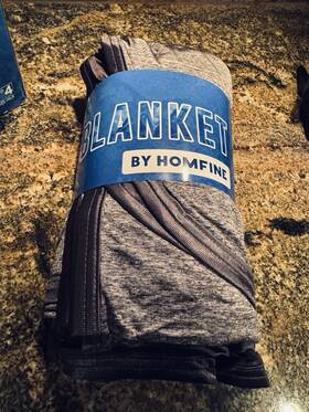 Yns10511-bk90 Homfine Cooling Blankets For Hot Sleepers-summer Blanket Thin Light Breathable-queen