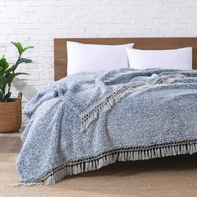Horimote Home 759973411749 Ultra Soft Fleece Sherpa Blanket King Size Lightweight Cozy Boho Bed