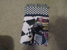 Hot Tracks 742075209871 Vtg 1997 Nascar #24 Jeff Gordon Colorful Throw Triple-woven Usa
