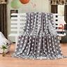 Hs018darkgraystar Hyseas Velvet Blankets Throws Plush Throw Home Fleece Blanket Dark