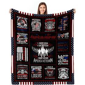 Hudodmn 864593999082 Veterans Gifts Blanket For Men Vietnam Veteran Navy/a