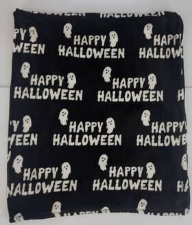 Hyde And Eek 196761859466 Happy Halloween Throw Blanket 50 X 60 Pre-owned