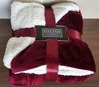 Hyde Park Ultimate Mink Velvet Sherpa Throw Blanket Silky Plush 841278107585