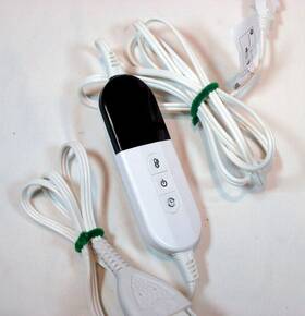 Ly03b Hyleory Electric Throw Blanket 3 Prong Controller Heating