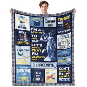 Blanket-6080 Ialtsidws Lawyer Gifts For Men And Women Attorney Blanket Gift 60 Inch X80 Scales Of Justic