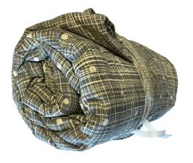 Ienjoy Home 816651021635 Gray And White Polka Dot Plaid Quilted Throw Blanket With Drawstring Storage Bag