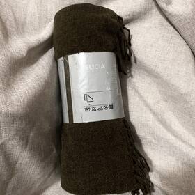 701.044.76 Ikea Felicia Throw Blanket Chocolate Brown 130 X 170 Cm New 51 67 Inch