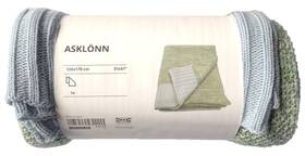 705.014.29 Ikea 16775 Asklonn 130cm X 170cm 51 Inch 67 Green And Blue Blanket