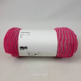 705.828.39 Ikea Praktfjaril Pink Throw 51x67 Inch Double-sided Knit Pattern Is Soft New