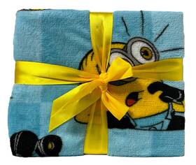 As533f Illuminations Minions Silk Touch Travel Blanket Throw 40 Inch X 50 Brand New 3