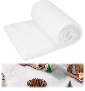 Inc. 840165863252 Christmas Snow Blanket Roll 3x8 Ft 2 Pcs For Decoration Village Dis