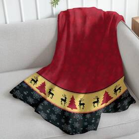 Infinity Republic 840806150529 Christmas Snowflake Super Plush Blanket - 50x60 Soft Throw Perfect