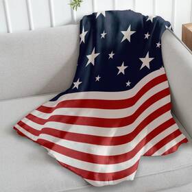 Infinity Republic 840806150543 Usa Star Spangled Banner Super Soft Throw Blanket - 50x60 For B